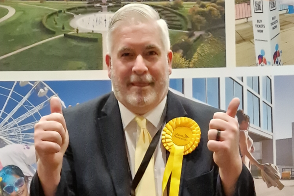 Picture of Cllr Banks' success