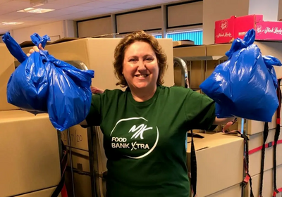 Cllr Jane Carr Food Bank