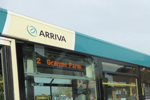 Paul with Arriva bus Small